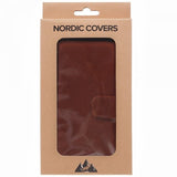Nordic Covers iPhone 15 Plus Etui Essential Læder Maple Brown