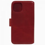 Nordic Covers iPhone 15 Plus Etui Essential Læder Valmue Rød