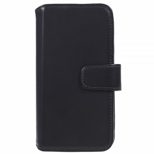 Nordic Covers iPhone 15 Plus Essential lædercover Ravnsort