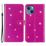 iPhone 15 Plus Cover Glitter Magenta