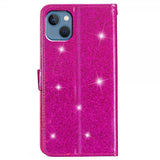 iPhone 15 Plus Cover Glitter Magenta