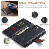 Dg.Ming iPhone 15 Plus Cover med Aftageligt Cover Sort
