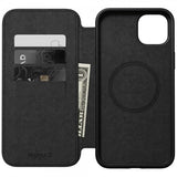 Nomad iPhone 15 Plus Cover Modern Leather Folio Brun