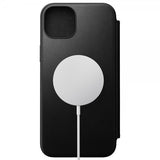 Nomad iPhone 15 Plus Etui Modern Leather Folio Sort