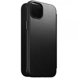 Nomad iPhone 15 Plus Etui Modern Leather Folio Sort