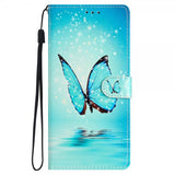 iPhone 15 Plus Cover Motiv Blå Sommerfugl