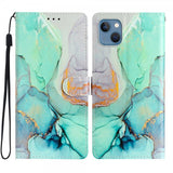 iPhone 15 Plus Cover Motiv Grøn Marmor