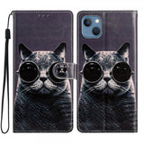 iPhone 15 Plus Cover Motiv Kat med Solbriller