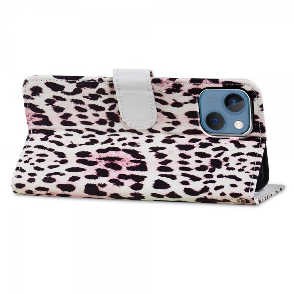 iPhone 15 Plus Cover Leopardmønster