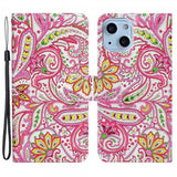 iPhone 15 Plus Cover Motiv Paisleymønster