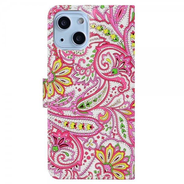 iPhone 15 Plus Cover Motiv Paisleymønster