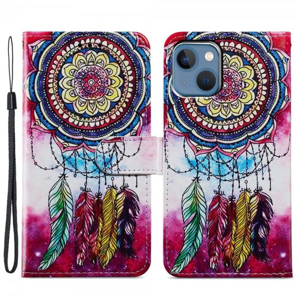 iPhone 15 Plus Cover Motiv Rød Drømmefanger