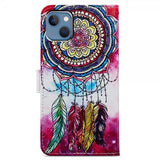 iPhone 15 Plus Cover Motiv Rød Drømmefanger