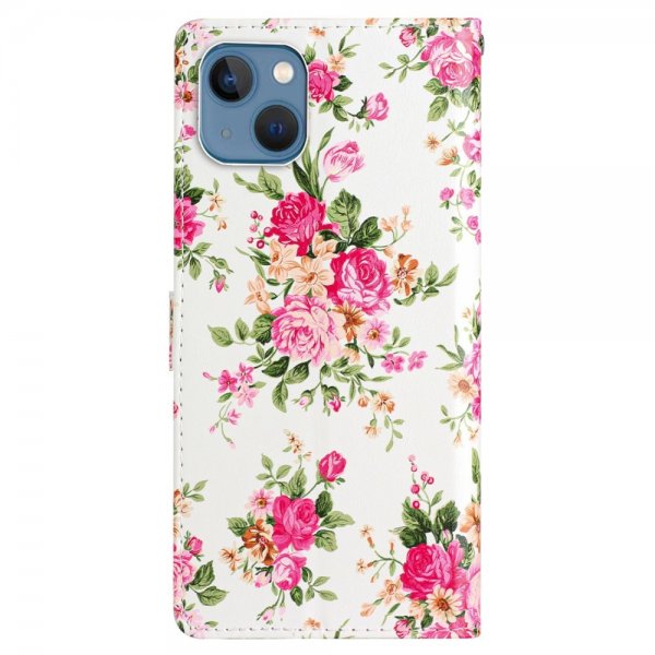 iPhone 15 Plus Cover Motiv Rosa Marmor
