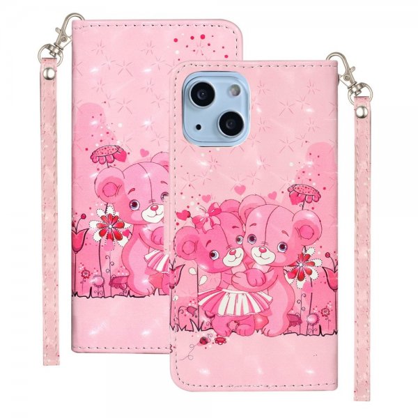 iPhone 15 Plus Cover Motiv Rosa Bamser