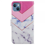iPhone 15 Plus Cover Motiv Hvid Marmor