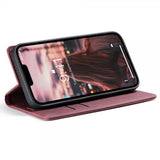 CaseMe iPhone 15 Plus Retro Flip Cover Rød