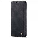 CaseMe iPhone 15 Plus Etui Retro Flip Sort