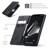 CaseMe iPhone 15 Plus Etui Retro Flip Sort