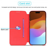 Lc.Imeeke iPhone 15 Plus Cover Retro Rød