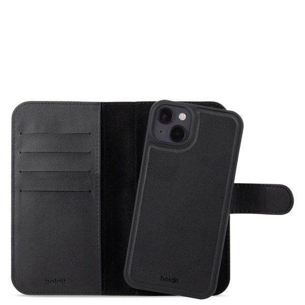 holdit iPhone 15 Plus Pung Etui Magnet Plus Sort