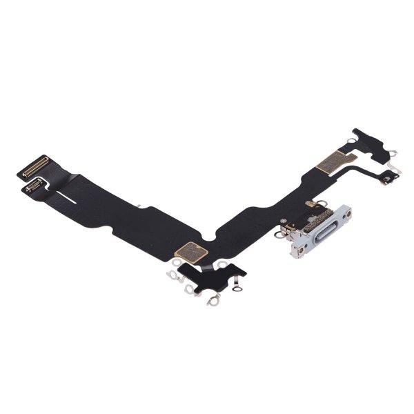 iPhone 15 Plus Opladerport med Flexkabel - Blå