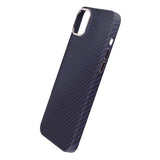 iPhone 15 Plus Cover Kulfibermønster Lilla