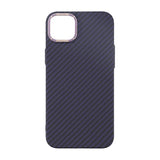 iPhone 15 Plus Cover Kulfibermønster Lilla