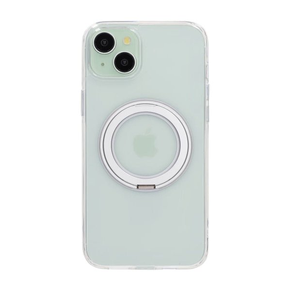 iPhone 15 Plus Cover Roterbart MagSafe Stativ Transparent