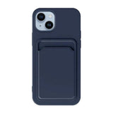 iPhone 15 Plus Cover Pung Blå