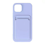 iPhone 15 Plus Cover Kortholder Lilla