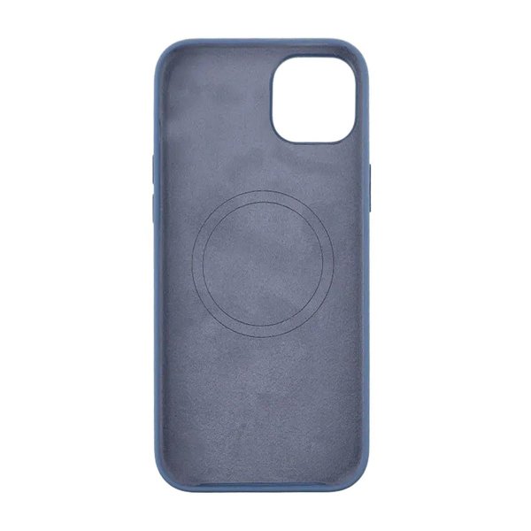 Rvelon iPhone 15 Plus Cover Silikone MagSafe Lyseblå