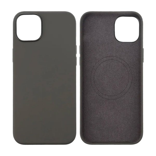 Rvelon iPhone 15 Plus Cover Silikone MagSafe Grå