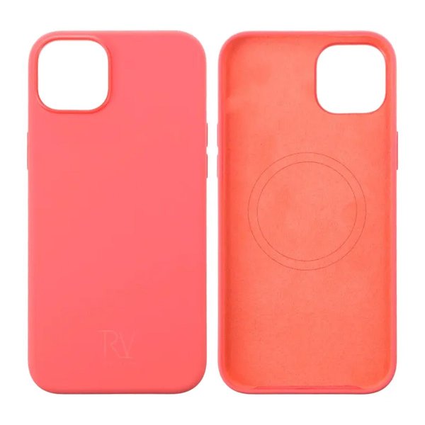 Rvelon iPhone 15 Plus Cover Silikone MagSafe Rød