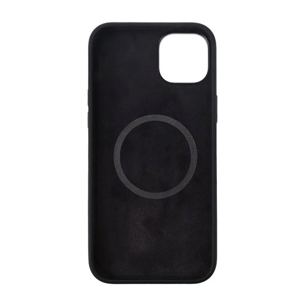 Rvelon iPhone 15 Plus Cover Silikone MagSafe Sort