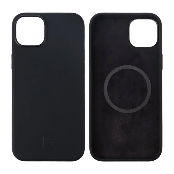 Rvelon iPhone 15 Plus Cover Silikone MagSafe Sort