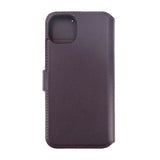 Rvelon iPhone 15 Plus Etui Ægte Læder Lilla