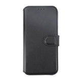 Rvelon iPhone 15 Plus Etui Ægte Læder Sort