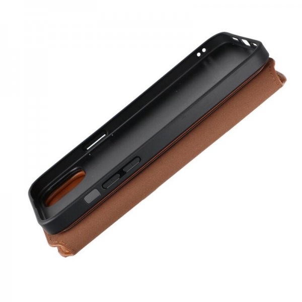 Rvelon iPhone 15 Plus Etui Magnetisk Aftageligt Cover Brun