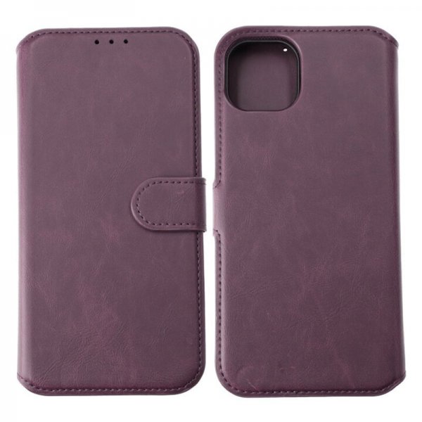 Rvelon iPhone 15 Plus Etui Magnetisk Aftageligt Cover Lilla