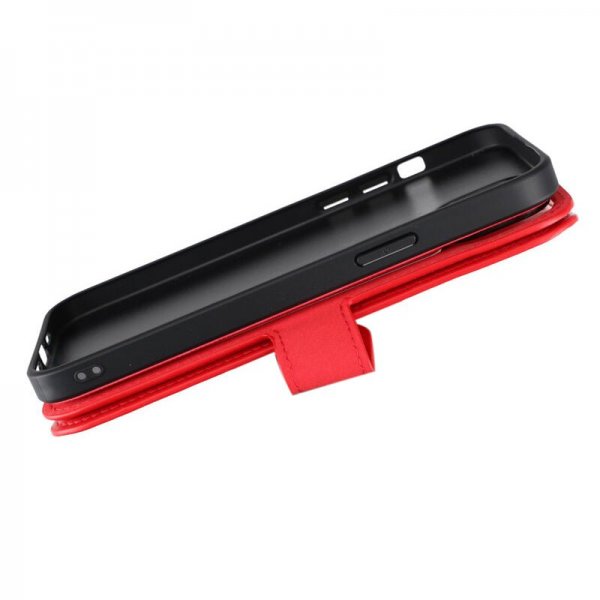 Rvelon iPhone 15 Plus Etui Magnetisk Aftageligt Cover Rød