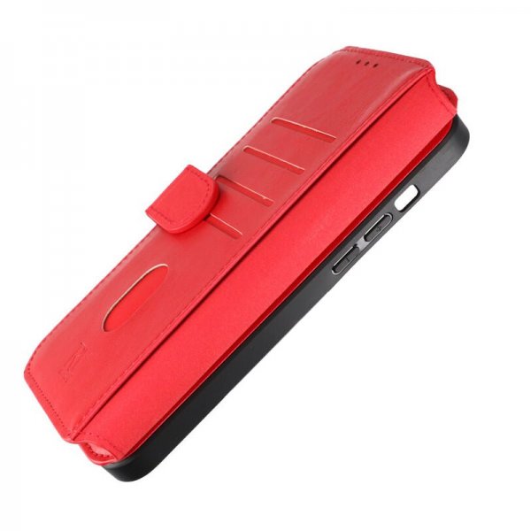 Rvelon iPhone 15 Plus Etui Magnetisk Aftageligt Cover Rød