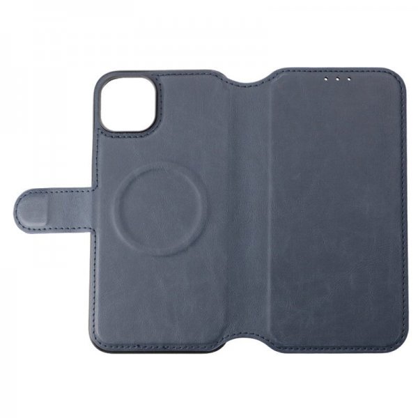 Rvelon iPhone 15 Plus Etui 4 Kortlommer MagSafe Blå