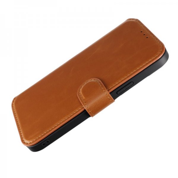 Rvelon iPhone 15 Plus Etui 4 Kortlommer MagSafe Brun