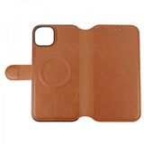 Rvelon iPhone 15 Plus Etui 4 Kortlommer MagSafe Brun