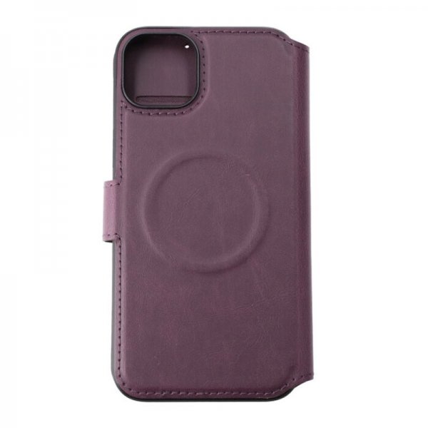 Rvelon iPhone 15 Plus Cover 4 Kortrum MagSafe Lilla
