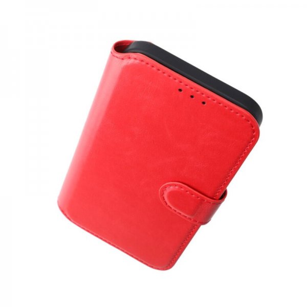 Rvelon iPhone 15 Plus Cover 4 Kortlommer MagSafe Rød