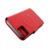Rvelon iPhone 15 Plus Cover 4 Kortlommer MagSafe Rød
