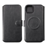 Rvelon iPhone 15 Plus Etui 4 Kortlommer MagSafe Sort
