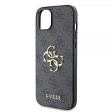 Guess iPhone 15 Plus Cover 4G Logo Grå
